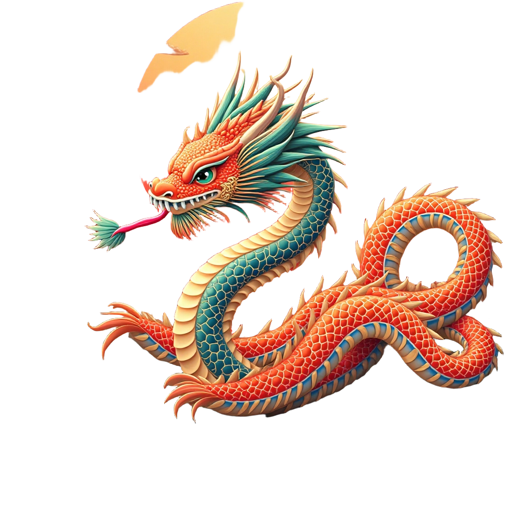 Traditional Chinese Dragon Illustration